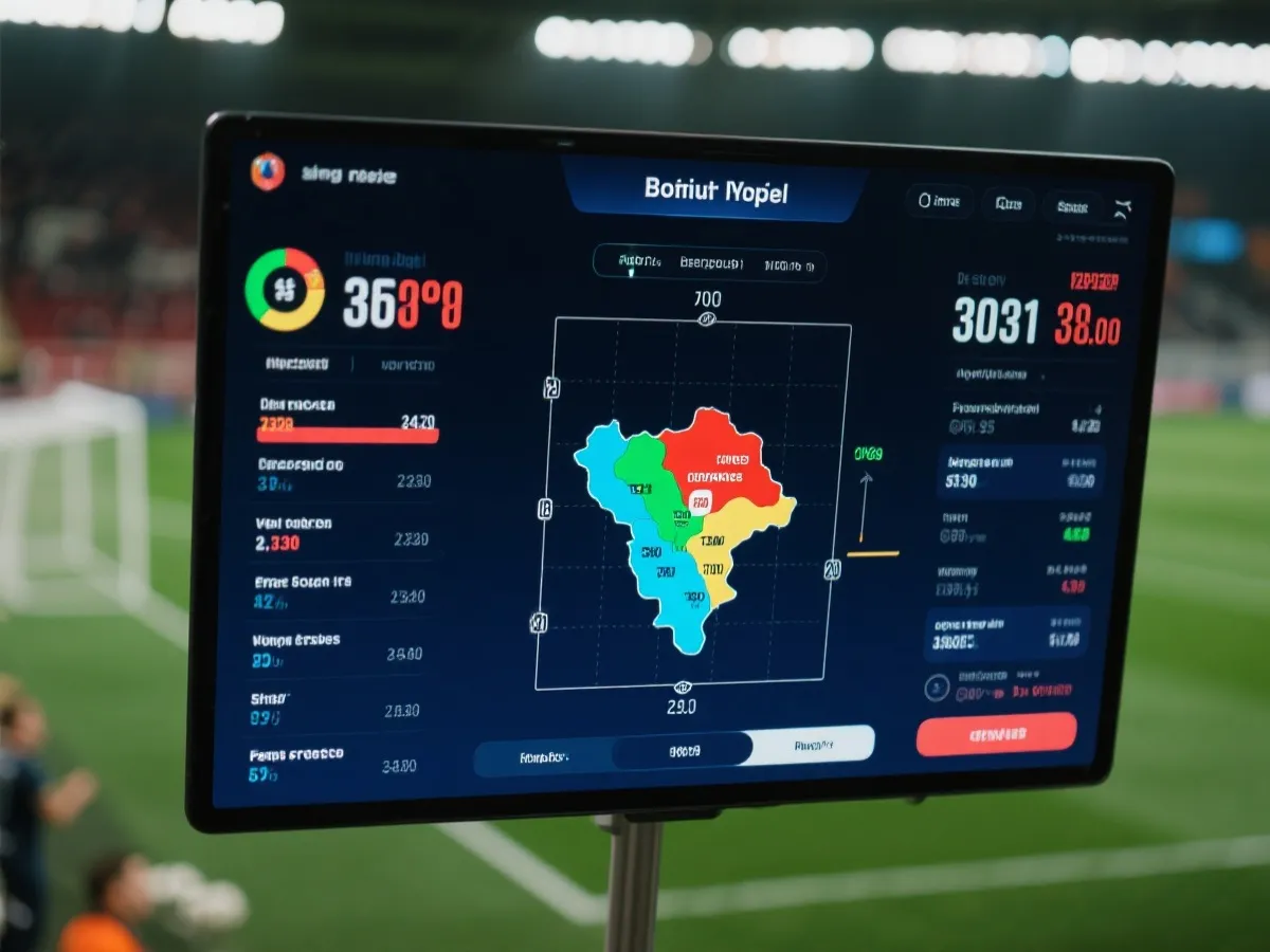 实时比赛数据分析界面